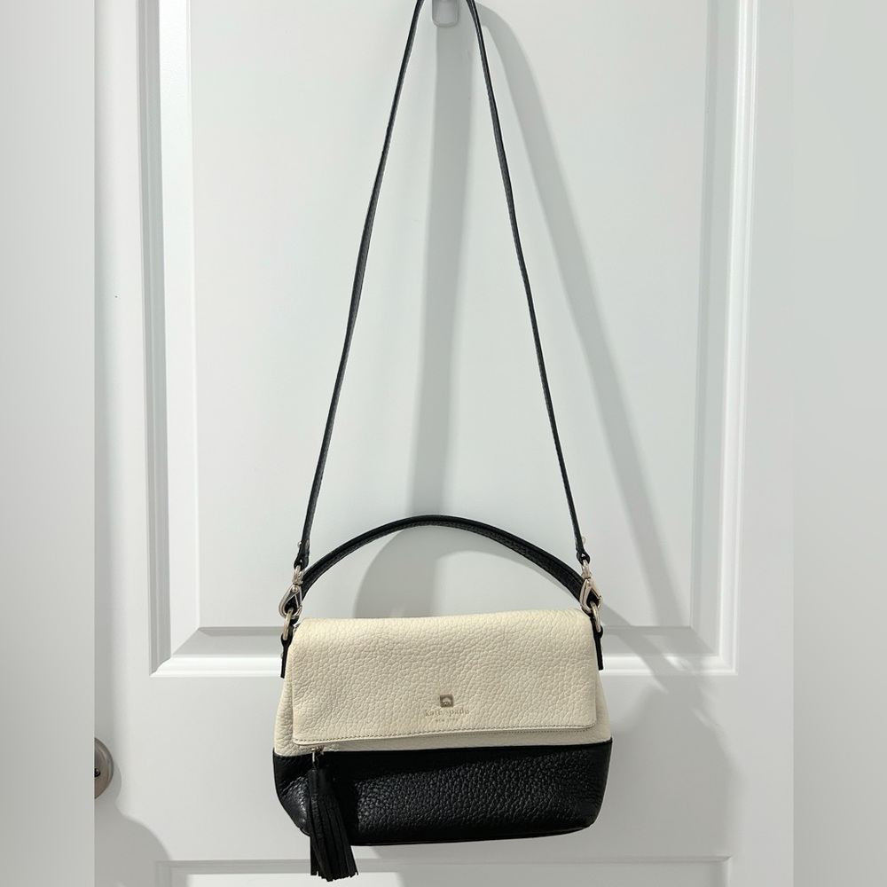 Kate Spade Southport Avenue Maria Satchel Two Toned Foldover Crossbody